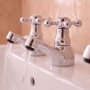 Prestige Viktory Basin Taps Pair Chrome