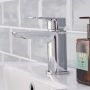 Prestige Visage Mono Basin Mixer Tap with Click Waste - Chrome