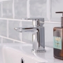 Prestige Visage Mini Mono Basin Mixer Tap with Click Waste - Chrome
