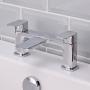 Prestige Visage Bath Filler Tap Pillar Mounted - Chrome