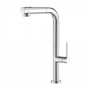 Prima+ Mosa Single Lever L-Shaped Tall Kitchen Sink Mixer Tap - Chrome