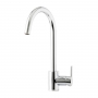 Prima Soho Swan Neck Single Lever Kitchen Sink Mixer Tap - Chrome