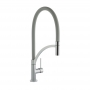 Prima Swan Neck Pull Out Single Lever Kitchen Sink Mixer Tap - Grey