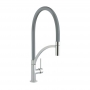 Prima Swan Neck Pull Out Single Lever Kitchen Sink Mixer Tap - Gun Metal