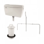 RAK Exposed Auto 13.5 Litre 3 Urinals Cistern with Sparge Pipe Top Inlet Spreader and Waste