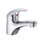 RAK Basic Small Mono Basin Mixer Tap with Clicker Waste - Chrome