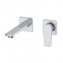 RAK Blade Wall Mounted Basin Mixer Tap - Chrome
