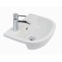 RAK Compact Semi-Recessed Basin 400mm Wide - 1 LH Tap Hole