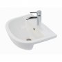 RAK Compact Semi-Recessed Basin 550mm Wide - 1 Tap Hole