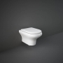 RAK Compact Wall Hung Toilet - Soft Close Seat