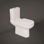 RAK Compact Extended Deluxe Rimless Full Access Close Coupled Pan with Side Lever Cistern - Excluding Seat