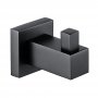 RAK Cubis Modern Robe Hook Wall Mounted - Black