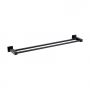 RAK Cubis Double Towel Bar 600mm Wide - Black