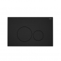 RAK Ecofix Round Dual Flush Plates - Matt Black