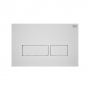 RAK Ecofix Rectangular Dual Flush Plates - Matt White