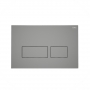 RAK Ecofix Rectangular Dual Flush Plates - Matt Grey