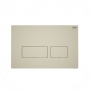 RAK Ecofix Rectangular Dual Flush Plates - Matt Greige