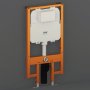 RAK Ecofix Concealed Toilet Support Frame with 80mm Concealed Cistern 1140mm High - Orange/White