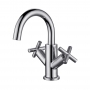 RAK Ella Mono Basin Mixer Tap Dual Handle - Chrome