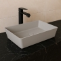 RAK Feeling Rectangular Countertop Wash Basin 500mm Wide - Matt Cappuccino