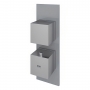 RAK Feeling Thermostatic Square Single Outlet Concealed Shower Valve - Grey