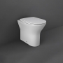 RAK Feeling Rimless Back to Wall Toilet with Soft Close Seat - Matt White