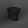 RAK Feeling Rimless Back to Wall Toilet with Soft Close Seat - Matt Black