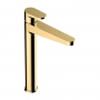 RAK Ischia Tall Basin Mixer Tap Without Waste - Brushed Gold