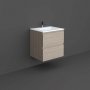 RAK Joy 600mm 2-Drawer Wall Hung Vanity Unit