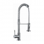 RAK Rome Pull Out Kitchen Sink Mixer Tap Side Lever - Chrome