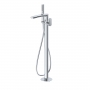 RAK Mercury Freestanding Bath Shower Mixer Tap - Chrome