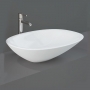 RAK Morning Sit-On Countertop Basin 540mm Wide - 0 Tap Hole