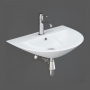 RAK Morning Wall Hung Basin 500mm Wide - 1 Tap Hole