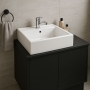 RAK Nova Sit-On Countertop Basin 460mm Wide - 1 Tap Hole