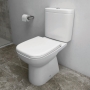 RAK Origin 62 Full Access Close Coupled Toilet with Push Button Cistern - Soft Close Seat
