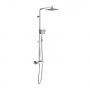 RAK Origin Thermostatic Square Bar Mixer Shower with Shower Kit + Fixed Head - Chrome