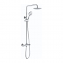 RAK Origin Thermostatic Round Bar Mixer Shower with Shower Kit + Fixed Head - Chrome