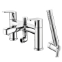 RAK Origin 62 Bath Shower Mixer Tap with Shower Kit - Chrome