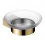 RAK Petit Round Soap Dish Holder - Brush Gold