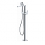RAK Petit Round Freestanding Bath Shower Mixer Tap - Chrome