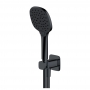 RAK Petit Square Shower Handset with Bracket - Matt Black