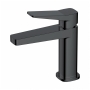 RAK Petit Square Standard Basin Mixer Tap - Matt Black