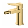 RAK Petit Square Bidet Mixer Tap - Brushed Gold