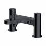 RAK Petit Round Bath Shower Mixer Tap Pillar Mounted - Matt Black