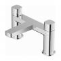 RAK Petit Square Bath Filler Tap Pillar Mounted - Chrome