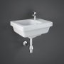 RAK Resort Right Handed Wall Hung Basin 360mm Wide - 1 Tap Hole