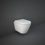 RAK Resort Rimless Wall Hung Toilet - Soft Close Seat