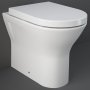RAK Resort Rimless Comfort Height 425mm Back to Wall Toilet (inc Soft Close Seat)