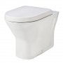 RAK Resort Rimless Back to Wall Toilet Extended Height - Soft Close Seat