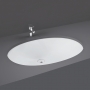 RAK Rosa Inset Undermount Countertop Basin 570mm Wide - 0 Tap Hole